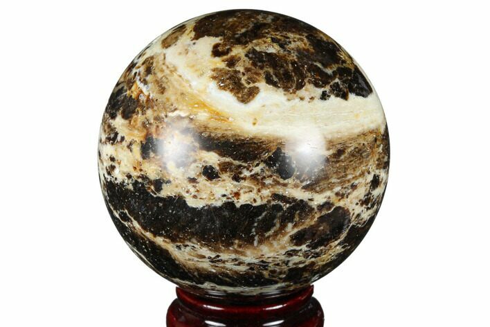 Black Opal Sphere - Madagascar #168596